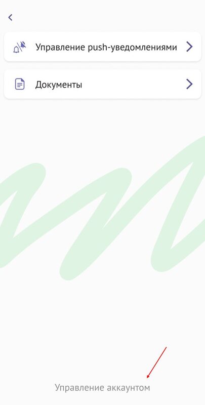 Шаг 3 - Нажмите управление аккаунтом